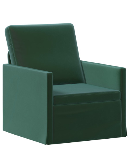 Set di divani 2 pcs Verde Scuro Velluto (V)