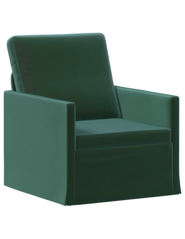 Set di divani 2 pcs Verde Scuro Velluto (V)