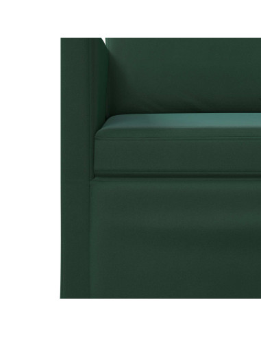 Set di divani 2 pcs Verde Scuro Velluto (V)