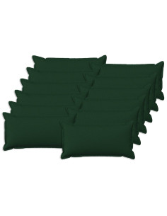 Cuscino con cuscino HOUTEN 12 pz Verde Scuro Lino