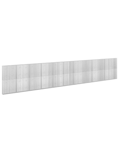 Gabione con filo da 3,5 mm e rete da 5x2,5 cm 1100x20x200 cm