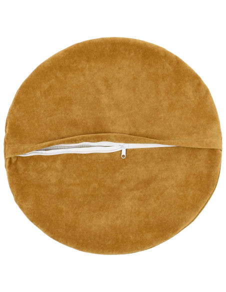 Federa 2 pcs HEERLEN Giallo Ø 40 cm Fleece in microfibra