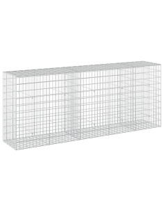 Gabione con Filo da 3,5 mm e Rete da 5x10 cm 250x50x100 cm 2