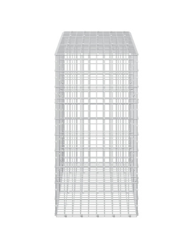Gabione con Filo da 3,5 mm e Rete da 5x10 cm 250x50x100 cm