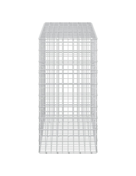 Gabione con Filo da 3,5 mm e Rete da 5x10 cm 250x50x100 cm