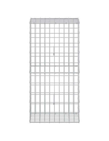 Gabione con Filo da 3,5 mm e Rete da 5x10 cm 50x30x100 cm