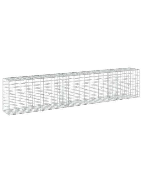 Gabione con Filo da 5 mm e Rete da 5x10 cm 250x30x50 cm