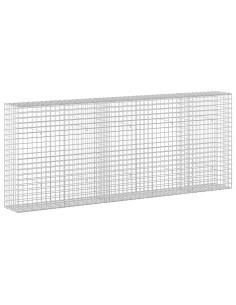Gabione con filo da 5 mm e rete da 5x5 cm 250x30x100 cm 2