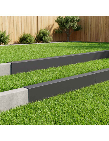 Profilo di copertura per giardino 10 pz 100 x 10 x 15 cm