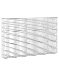 Gabione con filo da 5 mm e rete da 5x5 cm 250x30x150 cm 2