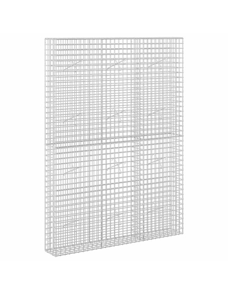 Gabione con filo da 5 mm e rete da 5x5 cm 150x20x200 cm