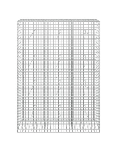 Gabione con filo da 5 mm e rete da 5x5 cm 150x20x200 cm