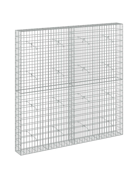 Gabione con Filo da 5 mm e Rete da 5x10 cm 200x20x200 cm