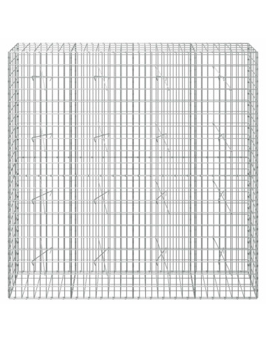 Gabione con Filo da 5 mm e Rete da 5x10 cm 200x20x200 cm