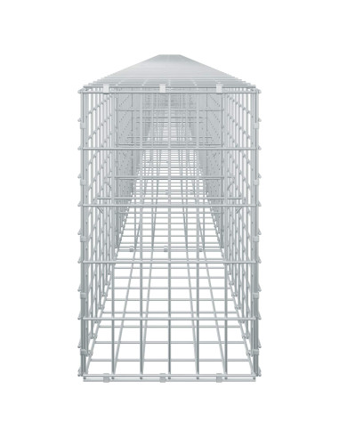 Gabione con Filo da 3,5 mm e Rete da 5x10 cm 1100x30x50 cm