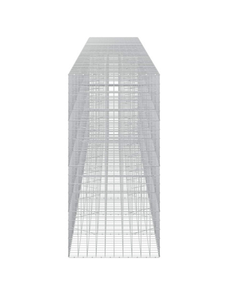Gabione con filo da 5 mm e rete 10x10 cm 900x100x200 cm