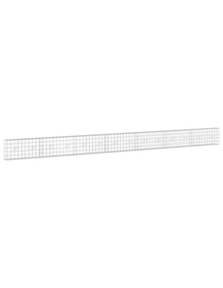 Gabione con Filo da 3,5 mm e Rete da 10x10 cm 700x20x50 cm