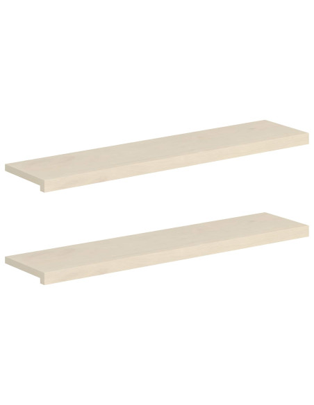 Gradini per Scale 2 pz 110 x 30 x 2 cm Bianco
