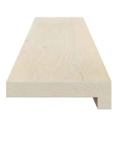 Gradini per Scale 2 pz 110 x 30 x 2 cm Bianco
