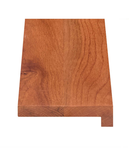 Gradini per Scale 2 pz 70 x 25 x 2 cm Marrone