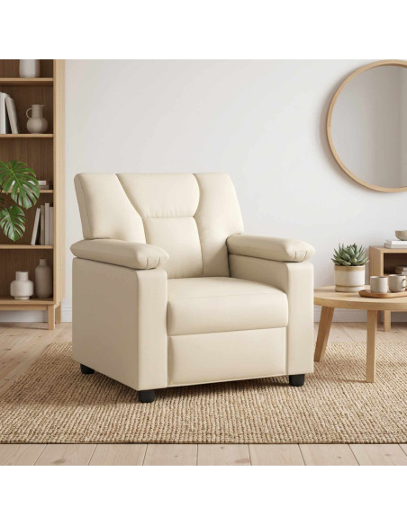 Divano Crema 91 x 85 x 93 cm Similpelle