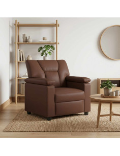 Divano Marrone 91 x 85 x 93 cm Similpelle