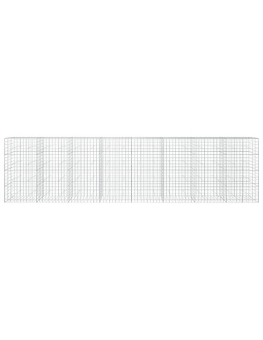Gabione con Filo da 3,5 mm e Rete da 10x10 cm 800x30x200 cm