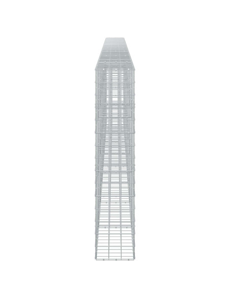 Gabione con Filo da 3,5 mm e Rete da 10x10 cm 800x30x150 cm