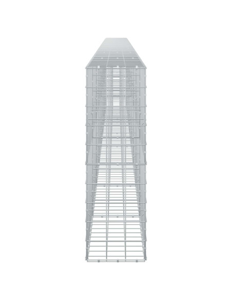 Gabione con Filo da 3,5 mm e Rete da 10x10 cm 800x30x100 cm