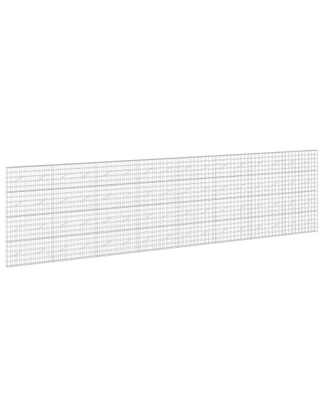 Gabione con Filo da 3,5 mm e Rete da 10x10 cm 800x10x200 cm