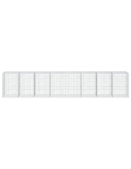 Gabione con Filo da 3,5 mm e Rete da 10x10 cm 800x100x150 cm
