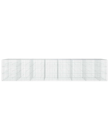 Gabione con Filo da 3,5 mm e Rete da 10x10 cm 750x50x150 cm