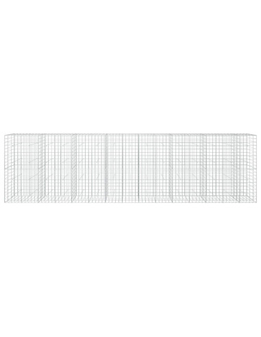 Gabione con Filo da 3,5 mm e Rete da 10x10 cm 750x30x200 cm