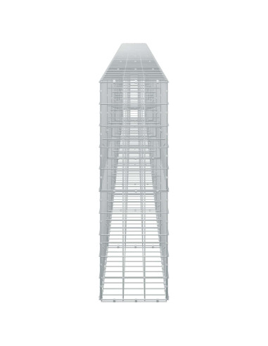 Gabione con Filo da 3,5 mm e Rete da 10x10 cm 750x30x100 cm