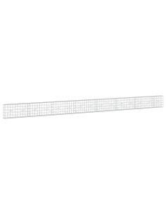 Gabione con Filo da 3,5 mm e Rete da 10x10 cm 750x20x50 cm 2
