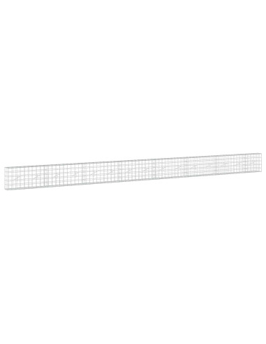 Gabione con Filo da 3,5 mm e Rete da 10x10 cm 750x20x50 cm
