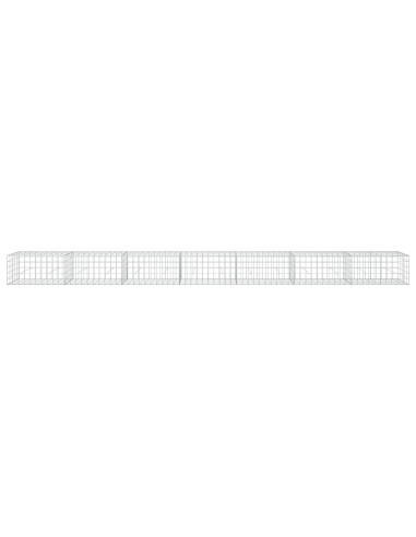 Gabione con Filo da 3,5 mm e Rete da 10x10 cm 700x50x50 cm