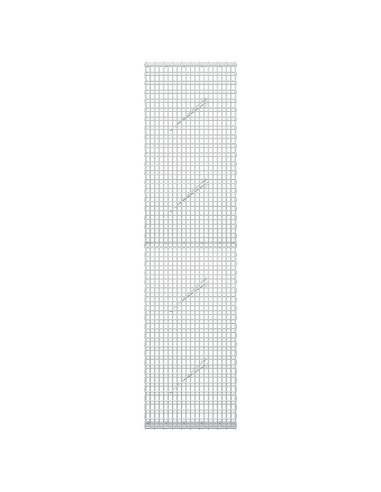 Gabione con filo da 3,5 mm e rete da 5x2,5 cm 50x10x200 cm