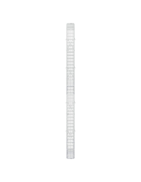 Gabione con filo da 3,5 mm e rete da 5x2,5 cm 50x10x200 cm