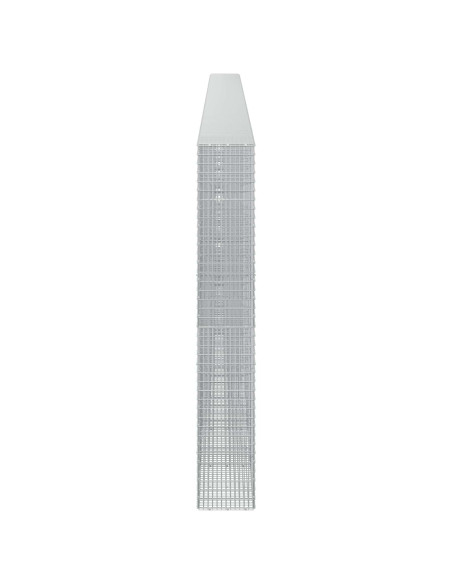 Gabione con filo da 3,5 mm e rete da 5x2,5 cm 1050x30x200 cm