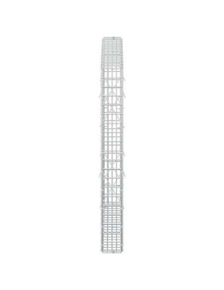 Gabione con filo da 3,5 mm e rete da 5x2,5 cm 100x10x100 cm