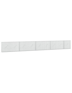 Gabione con filo da 3,5 mm e rete da 5x2,5 cm 450x10x50 cm 2