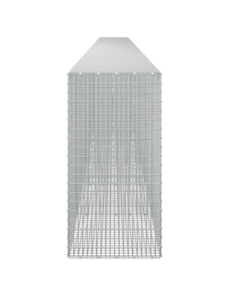 Gabione con filo da 3,5 mm e rete da 5x2,5 cm 1000x50x100 cm