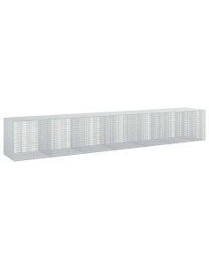 Gabione con filo da 3,5 mm e rete da 5x2,5 cm 650x100x100 cm 2