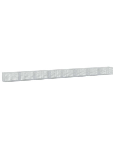 Gabione con filo da 3,5 mm e rete da 5x2,5 cm 800x50x50 cm