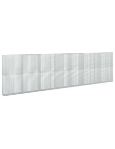 Gabione con filo da 3,5 mm e rete da 5x2,5 cm 750x30x200 cm 2