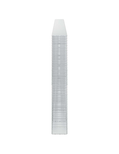 Gabione con filo da 3,5 mm e rete da 5x2,5 cm 750x30x200 cm