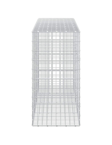 Gabione con Filo da 3,5 mm e Rete da 5x10 cm 350x50x100 cm