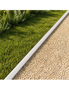 Profilo di copertura per giardino 10 pz 100 x 5 x 5 cm Acciaio