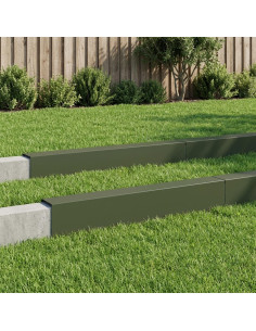 Profilo di copertura per giardino 10 pz 100 x 20 x 15 cm